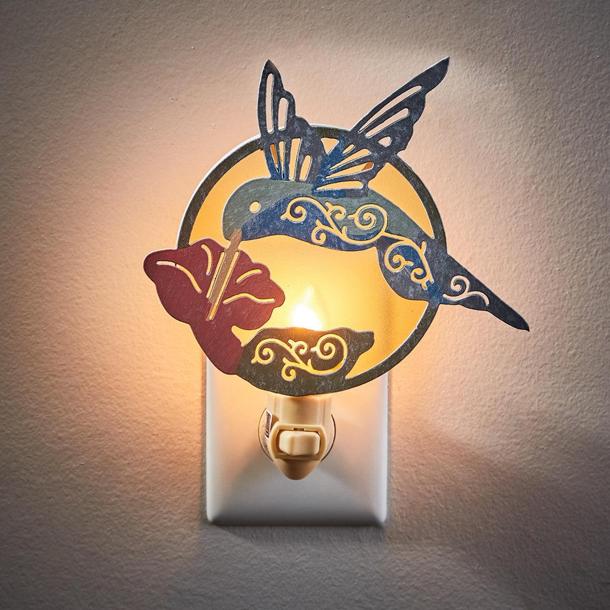 Hummingbird Night Light - Park Designs - The Fox Decor