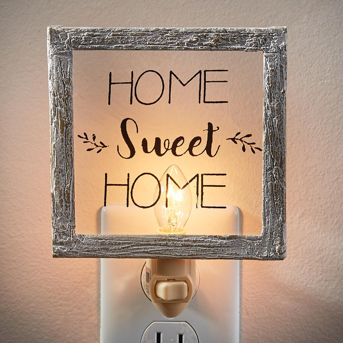 Home Sweet Home Night Light - Park Designs - The Fox Decor