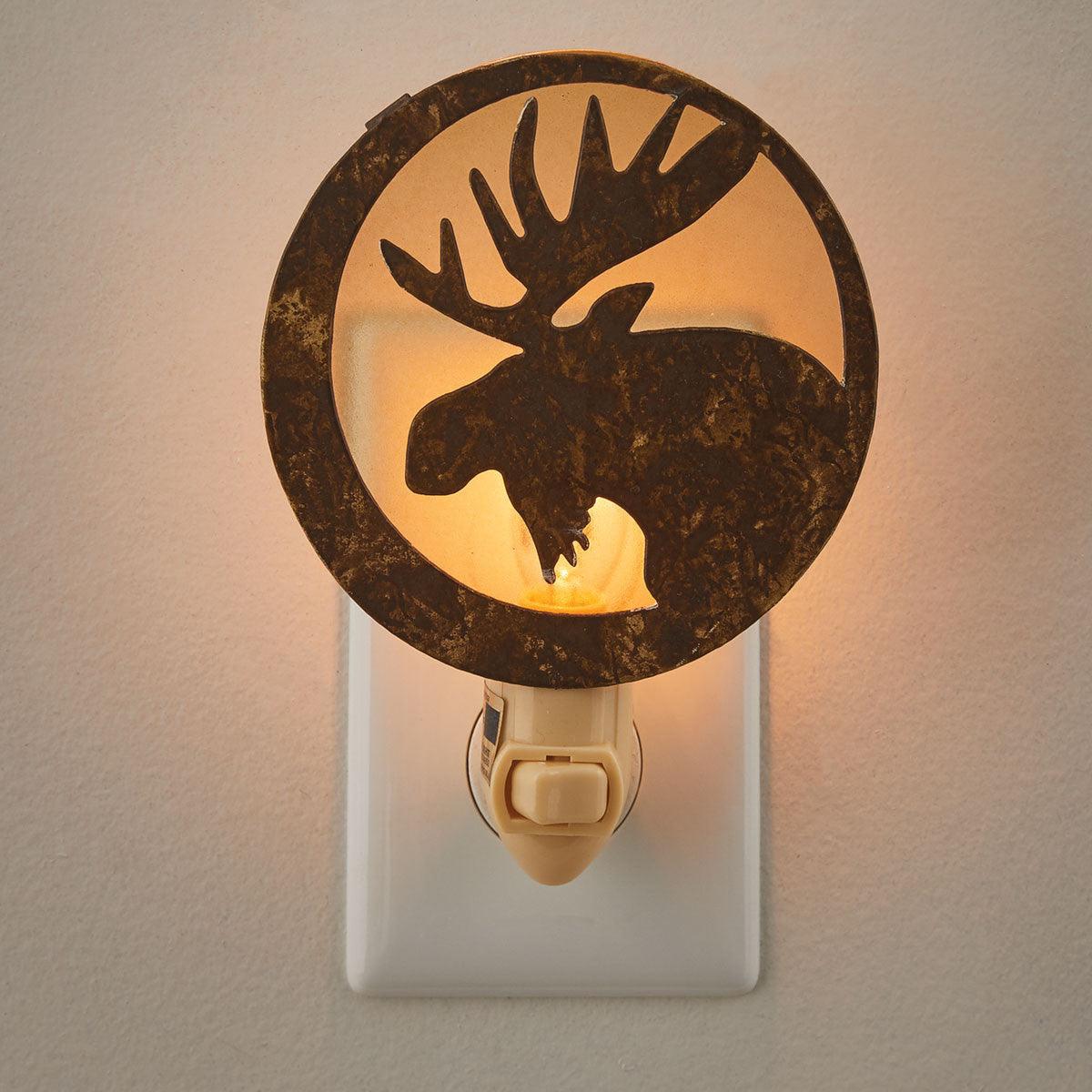 Moose Head Night Light - Park Designs - The Fox Decor