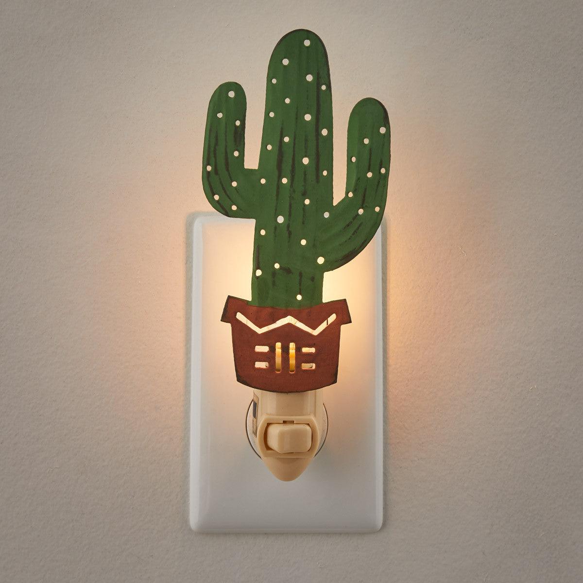 Cactus Night Light - Park Designs - The Fox Decor