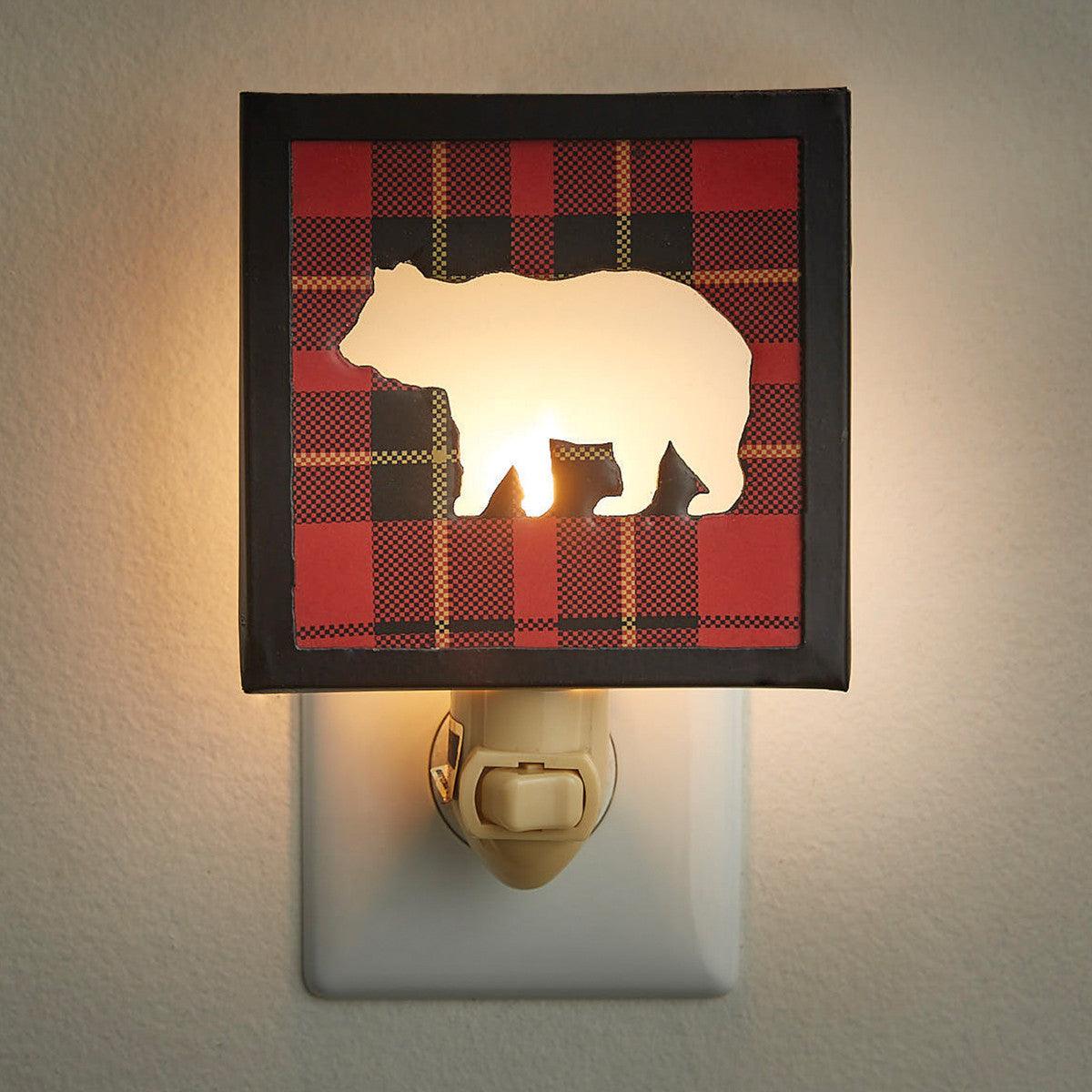 Sportsman Plaid Night Light - Park Designs