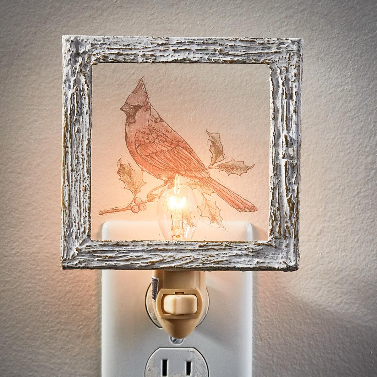 Wild And Beautiful Cardinal Night Light - Park Designs