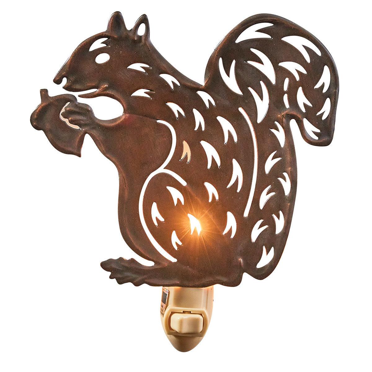 Squirrel Night Light - Park Designs - The Fox Decor