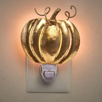 Thumbnail for Gold Pumpkin Night Light - Park Designs - The Fox Decor