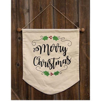 Thumbnail for Merry Christmas Fabric Wall Hanging - The Fox Decor