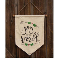 Thumbnail for Joy to the World Fabric Wall Hanging - The Fox Decor