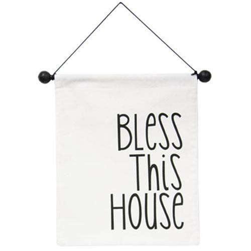 Bless This House Fabric Wall Hanging - The Fox Decor