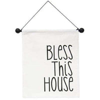 Thumbnail for Bless This House Fabric Wall Hanging online