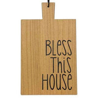 Thumbnail for Bless this House Wooden Cutting Board Wall Hanging - The Fox Decor