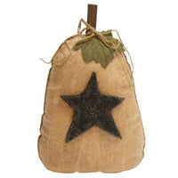 Thumbnail for Grungy Fabric Cream Pumpkin w/Star - The Fox Decor