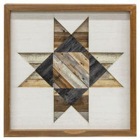 Thumbnail for Framed Natural Barn Quilt, 12