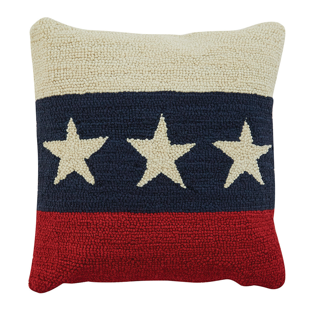 Americana Star Pillow with Feather Insert 18"x18" - Park Designs - The Fox Decor