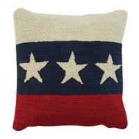 Thumbnail for Americana Star Pillow with Feather Insert 18