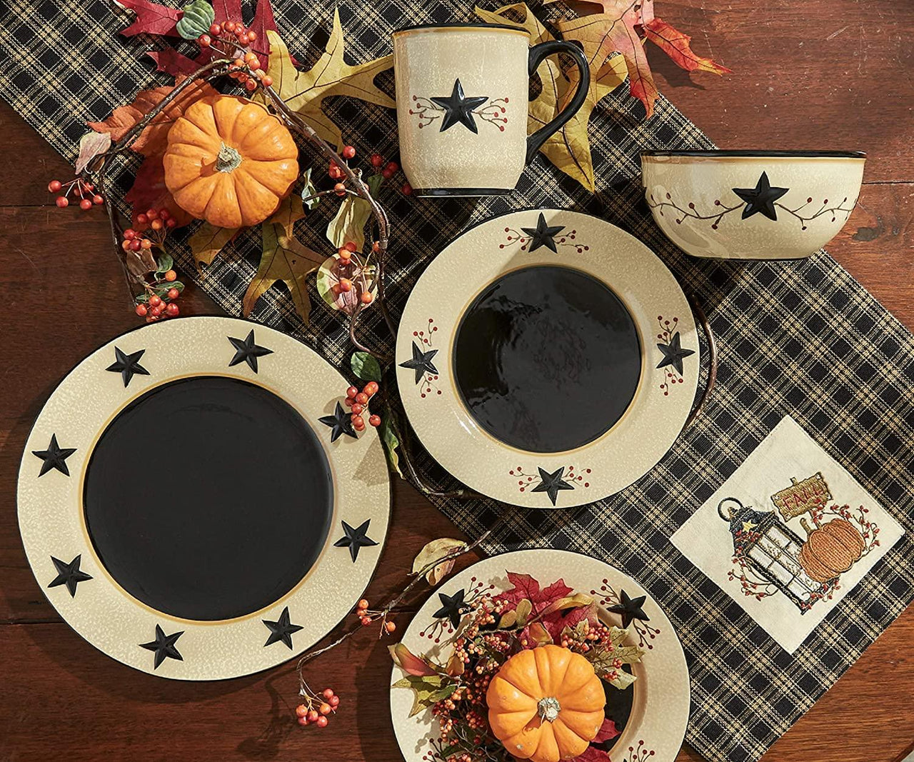 Star Vine Dinner Plates - Set of 4 Park Designs - The Fox Decor
