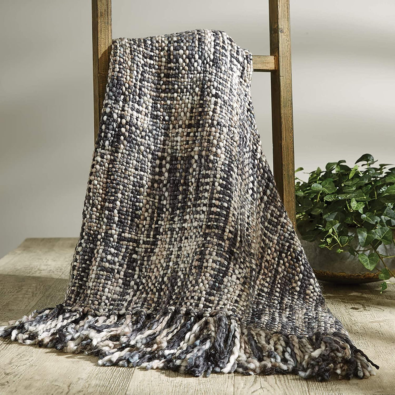Chunny Throw - Natural & Slate Park Designs - The Fox Decor