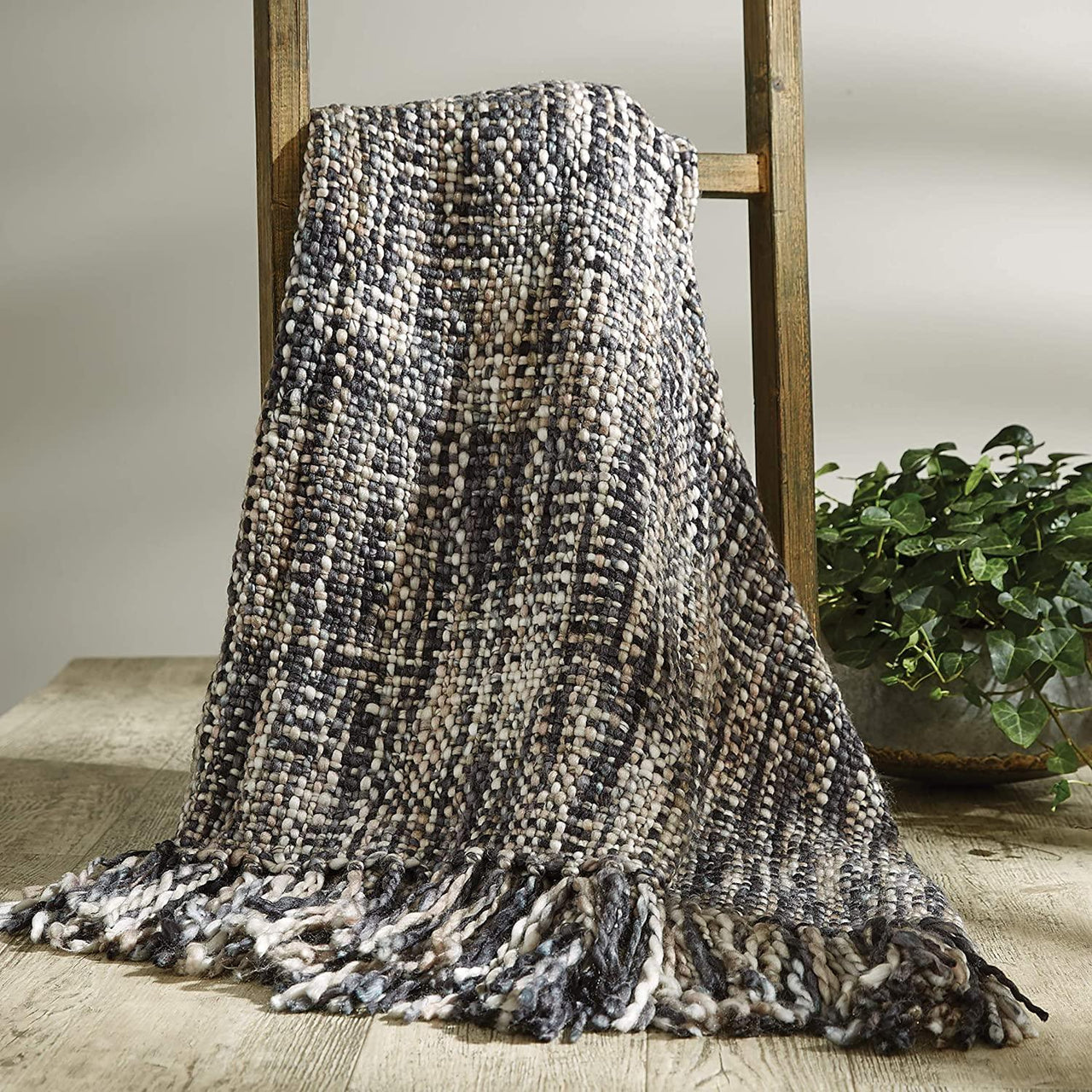 Chunny Throw - Natural & Slate Park Designs