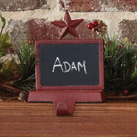 Thumbnail for Chalkboard Stocking Hanger - Red Set of 2 Park Designs - The Fox Decor