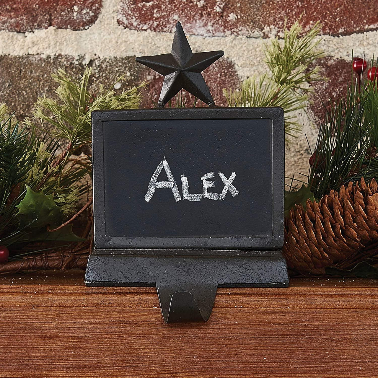 Chalkboard Stocking Hanger - Iron Set of 2 Park Designs - The Fox Decor