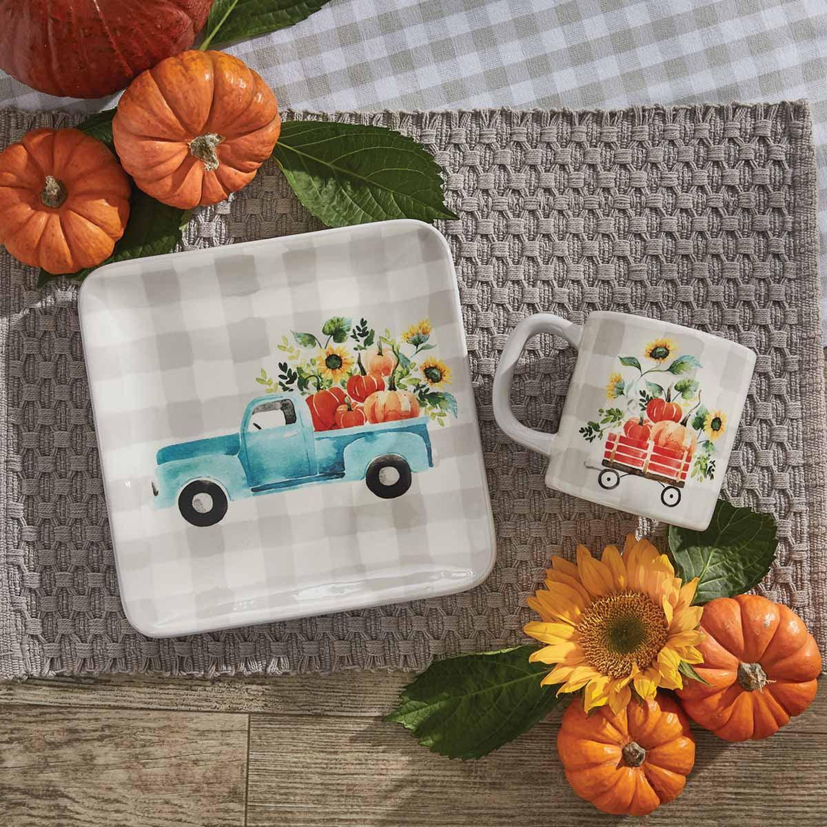 Truck Loads Of Fun Salad Plate - Set of 2 Park Designs