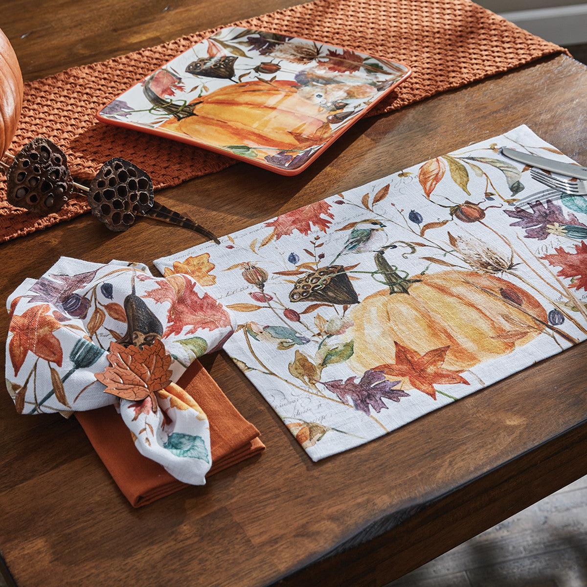 Harvest Home Placemats - Set Of 6 Park Designs