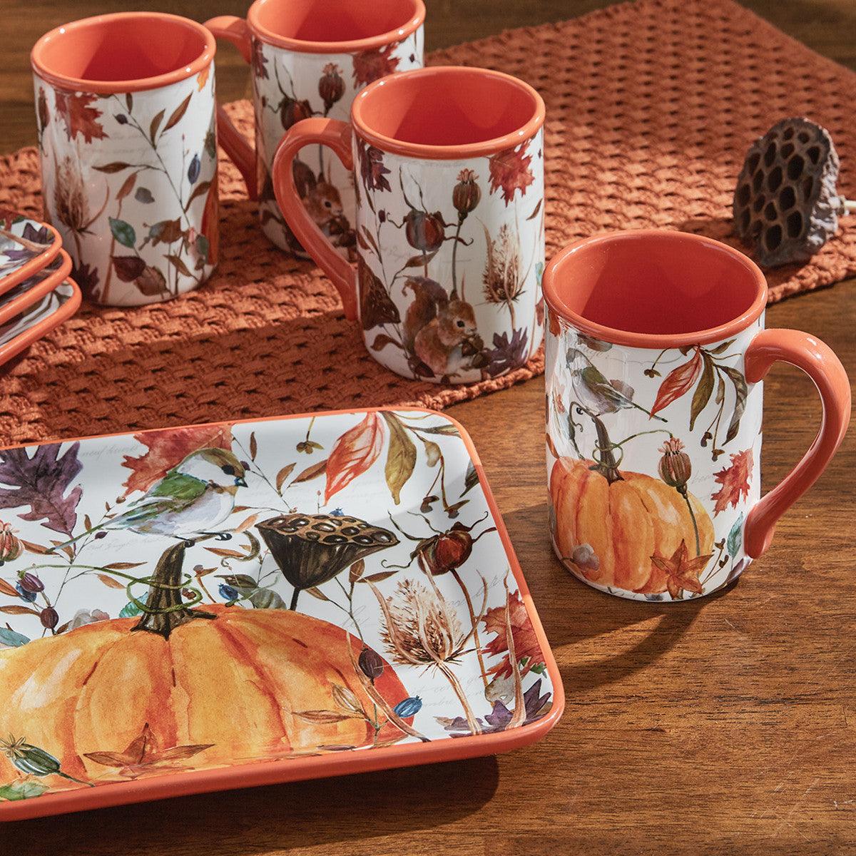 Harvest Home Mugs - Set of 4 Park Designs - The Fox Decor