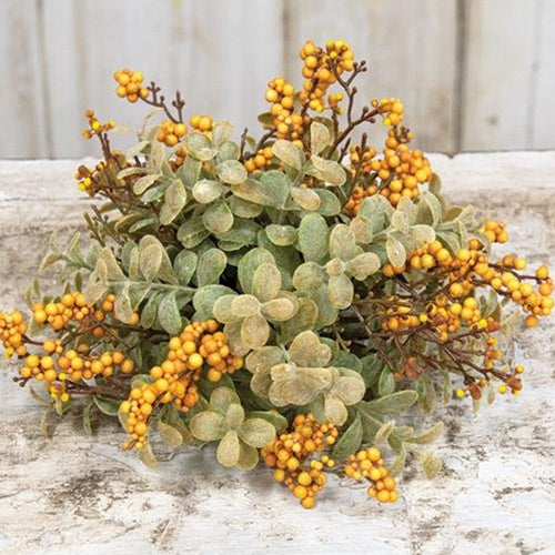 Pebble Creek Half Sphere, 10", Mustard - The Fox Decor