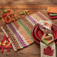 Thumbnail for Fall Colors Placemats - Chindi Set of 6 Park Designs