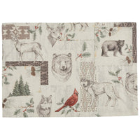 Wild And Beautiful Holiday Placemats - Set of 4 Park Designs - The Fox Decor