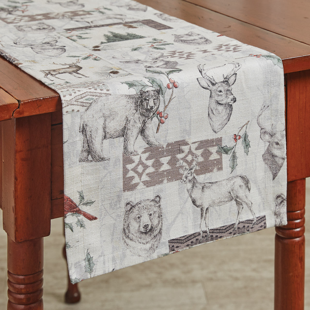 Wild And Beautiful Holiday Table Runner - 36" L Park Designs - The Fox Decor