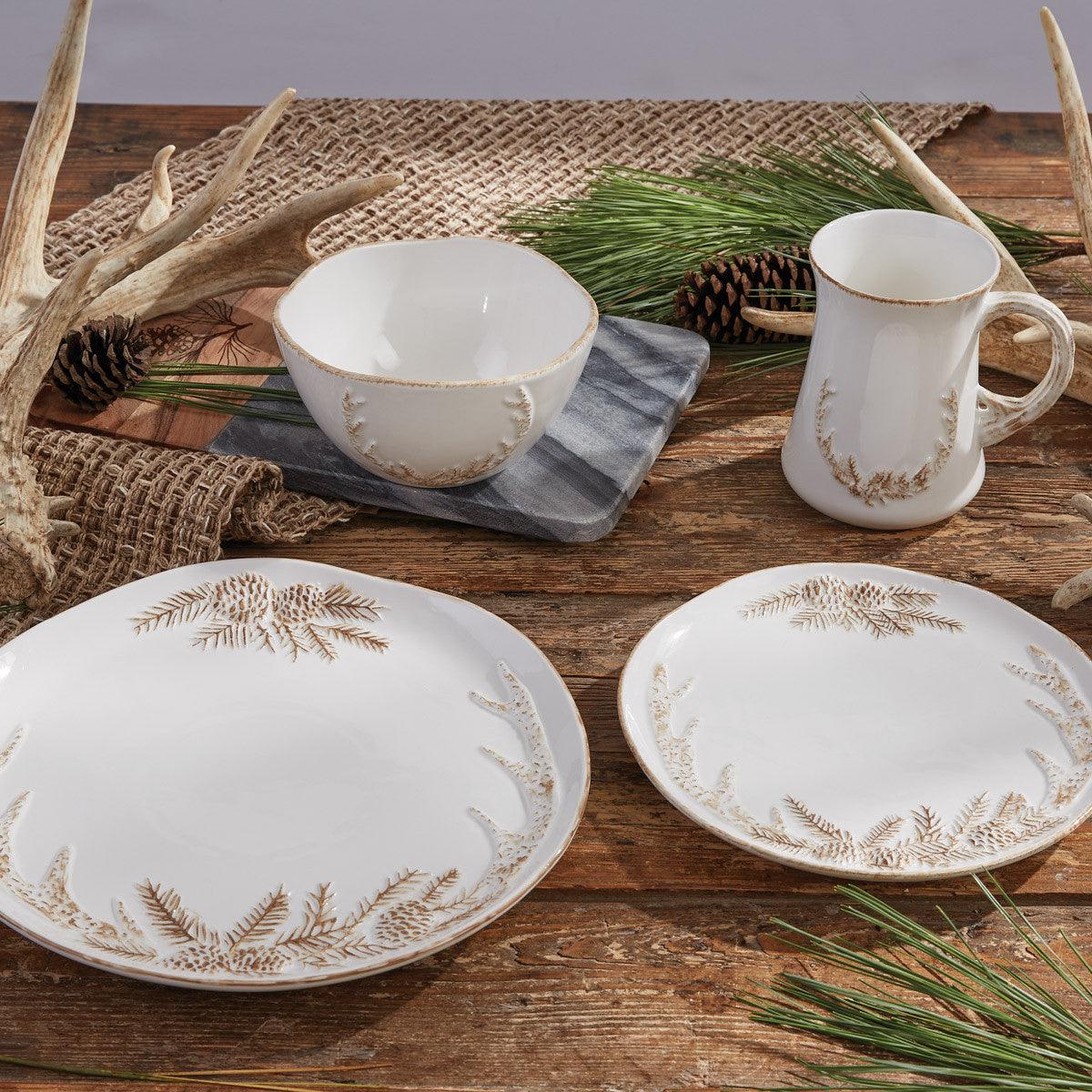 Antler Salad Plates - Set of 4 Park Designs - The Fox Decor