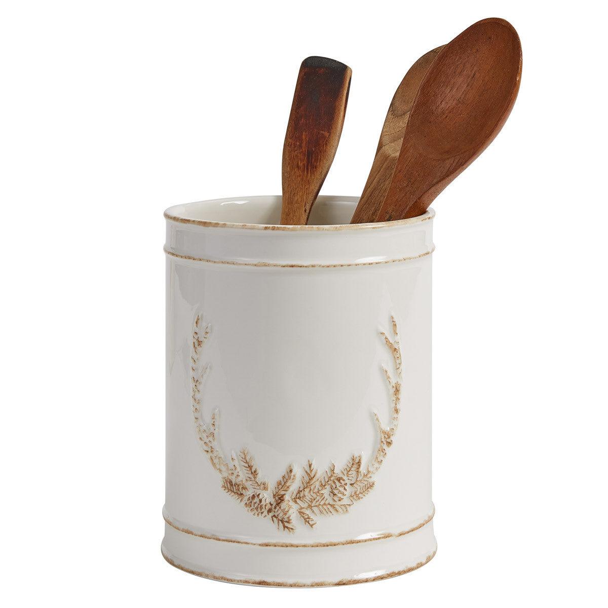 Antler Utensil Crock - Park Designs