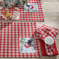 Thumbnail for Flurry Snowman Placemats - Set Of 4 Park Designs - The Fox Decor