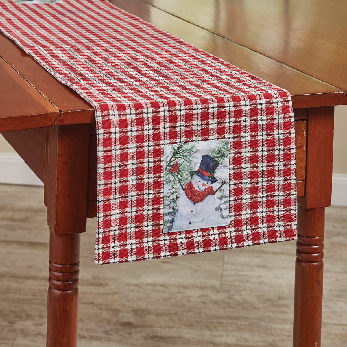 Flurry Snowman Table Runner - 54" L Park Designs - The Fox Decor