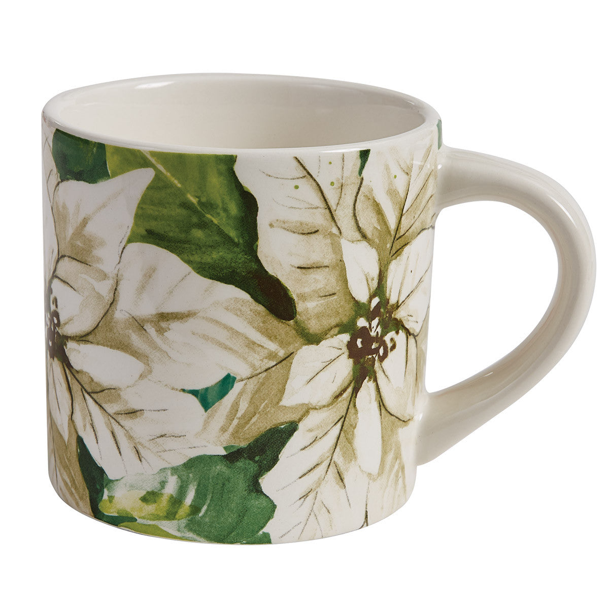 Poinsettia Pine Mugs - Set of 4 Park Designs