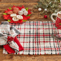 Thumbnail for Farmhouse Festive Placemats - Chindi Set of 4 Park Designs - The Fox Decor