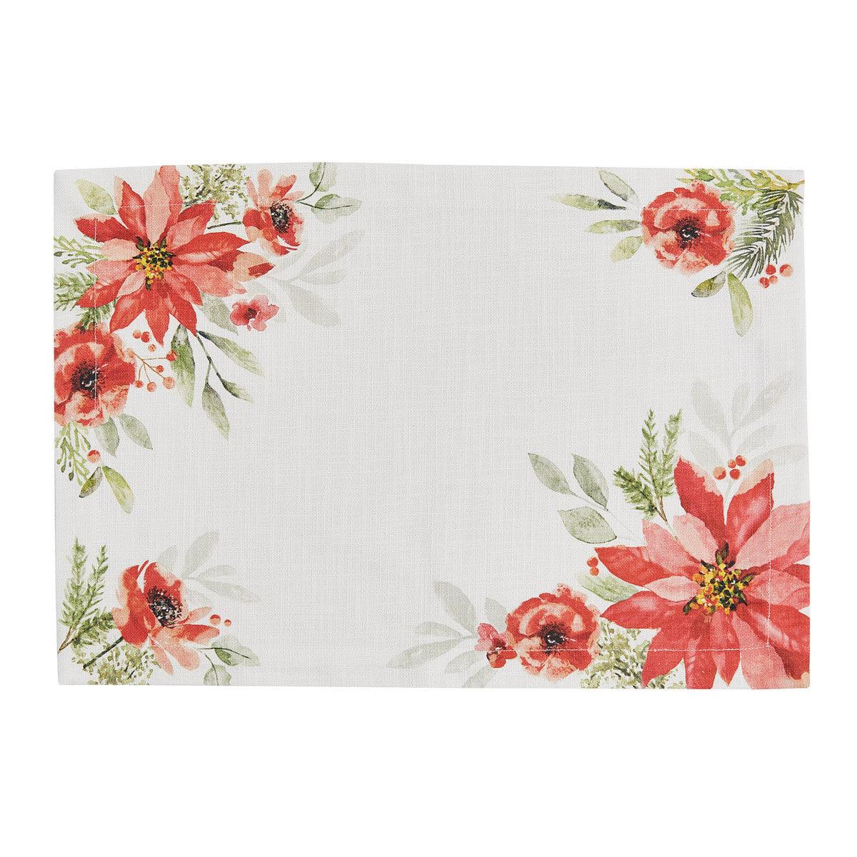 Yuletide Blooms Placemats - Set of 4 Park Designs