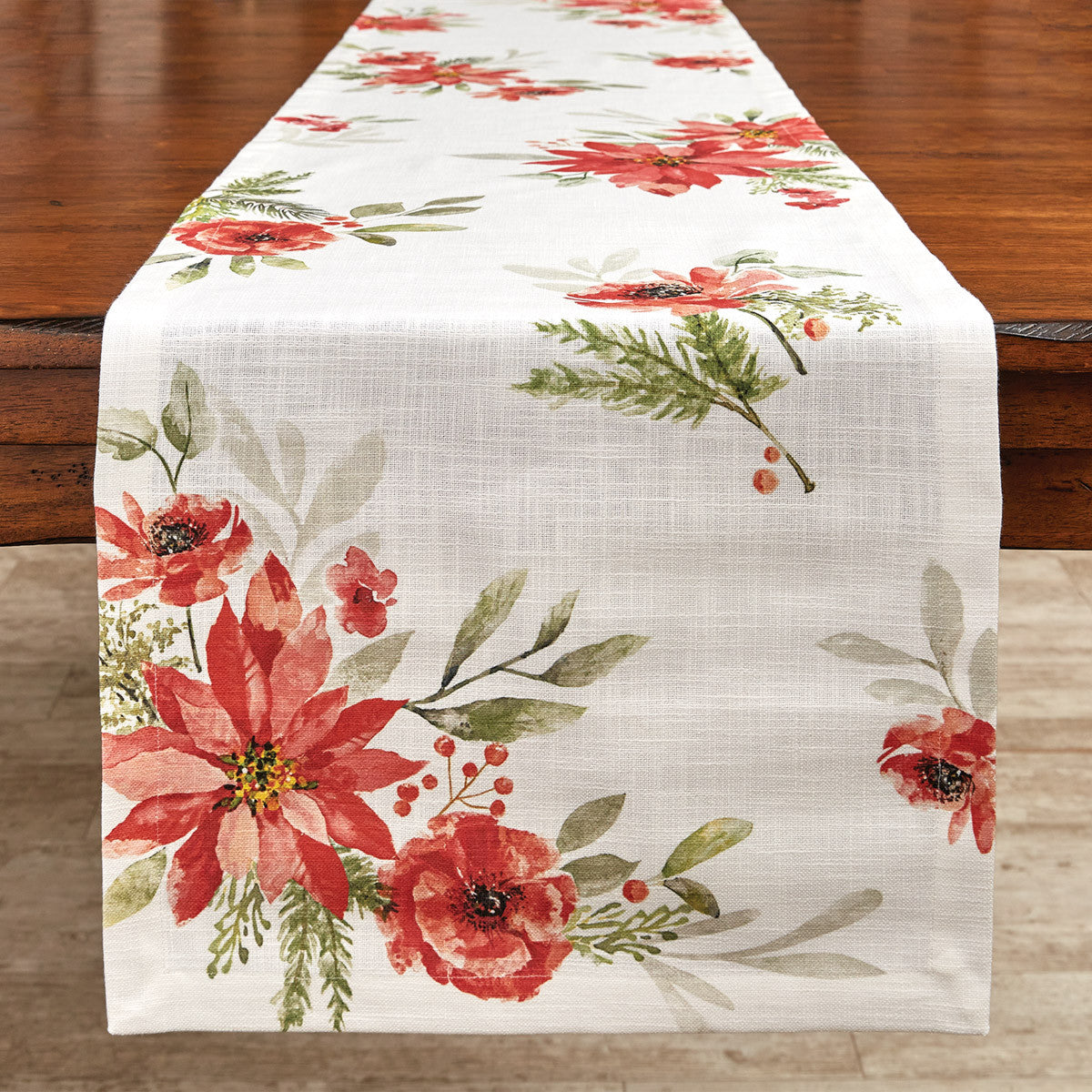 Yuletide Blooms Table Runner - 72" L Park Designs - The Fox Decor