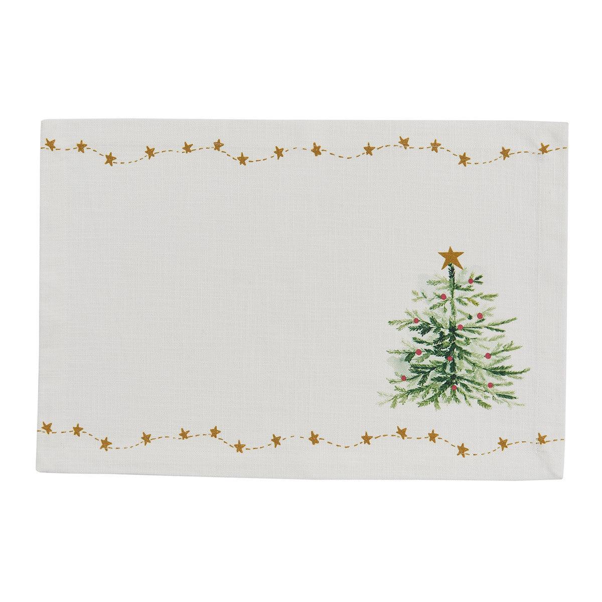 Rustic Christmas Placemats - Stars Set of 4 Park Designs - The Fox Decor