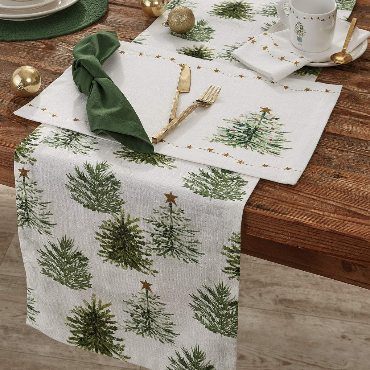 Rustic Christmas Placemats - Stars Set of 4 Park Designs