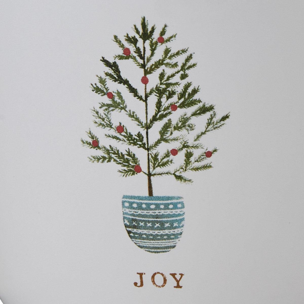 Rustic Christmas Joy Mugs - Set of 4 Park Designs - The Fox Decor