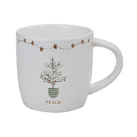 Thumbnail for Rustic Christmas Peace Mugs - Set of 4 Park Designs