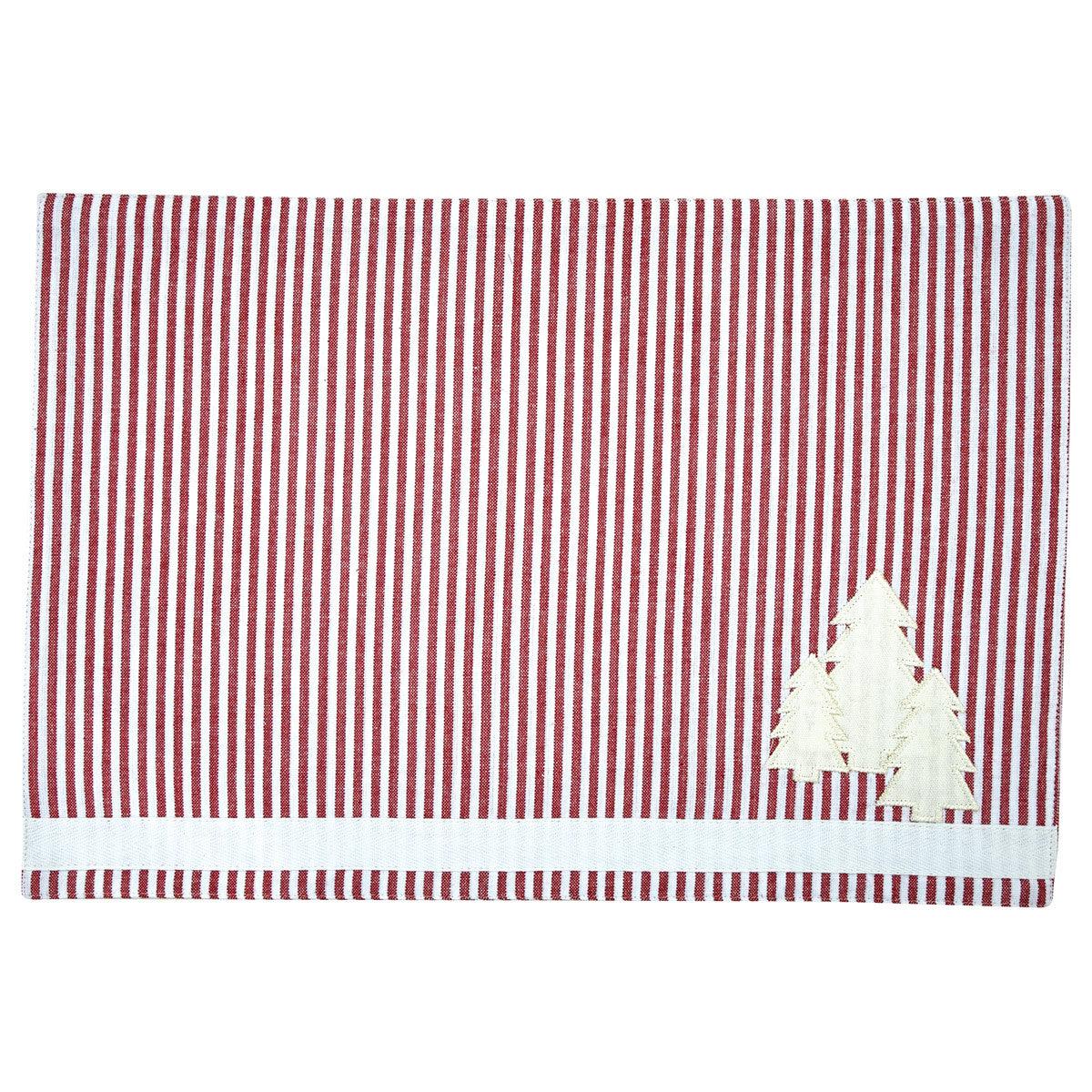 Tree Farm Placemats - Applique Set of 4 Park Designs - The Fox Decor