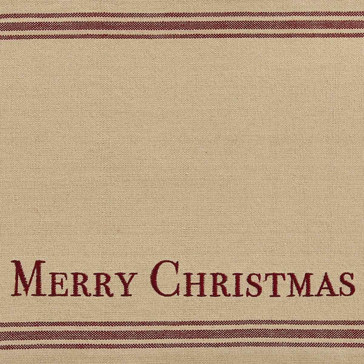 Christmas Greeting Embroidered Placemats - Set of 6 Park Designs - The Fox Decor