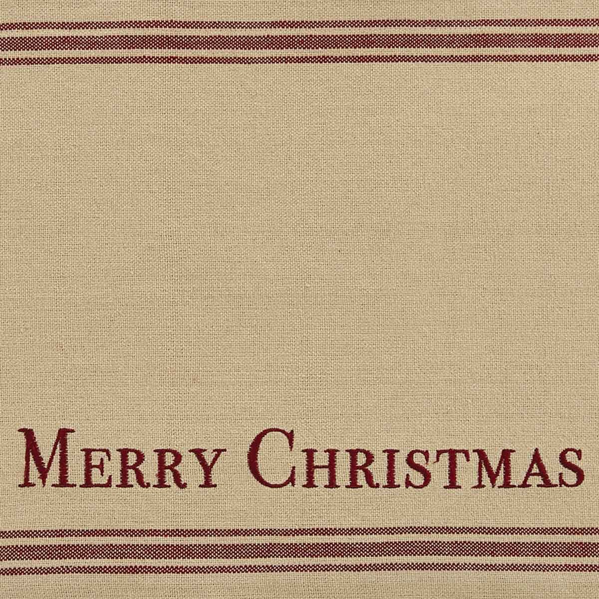 Christmas Greeting Embroidered Placemats - Set of 6 Park Designs