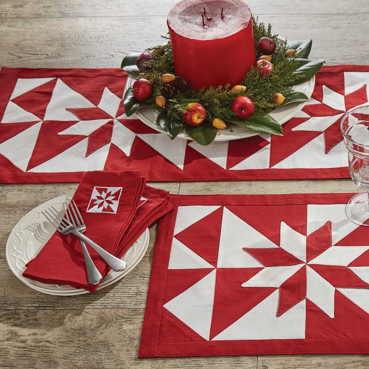 Heritage Star Runner - 36"L Park Designs - The Fox Decor