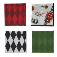 Nutcracker Dishcloth Set 4 - Park Designs - The Fox Decor