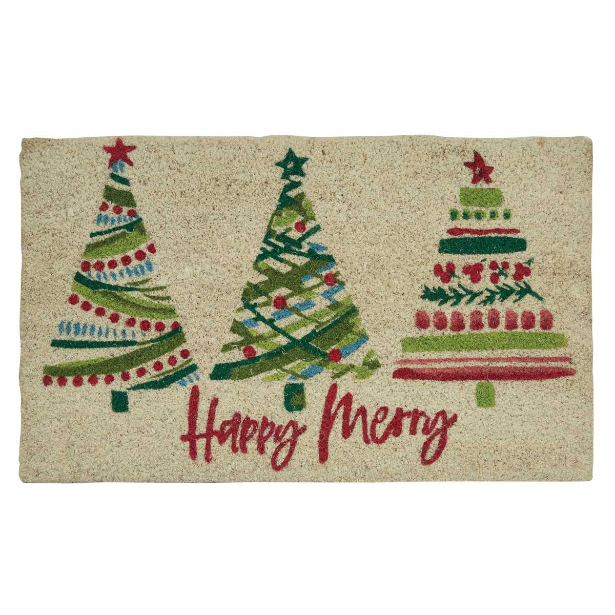 Happy Merry Doormat 18"X30" Park Designs