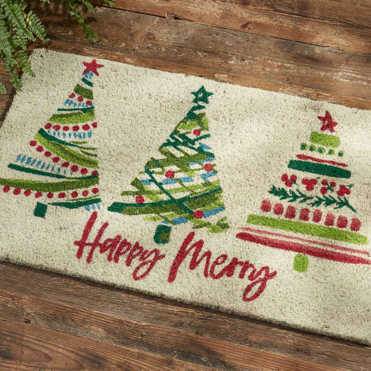 Happy Merry Doormat 18"X30" Park Designs