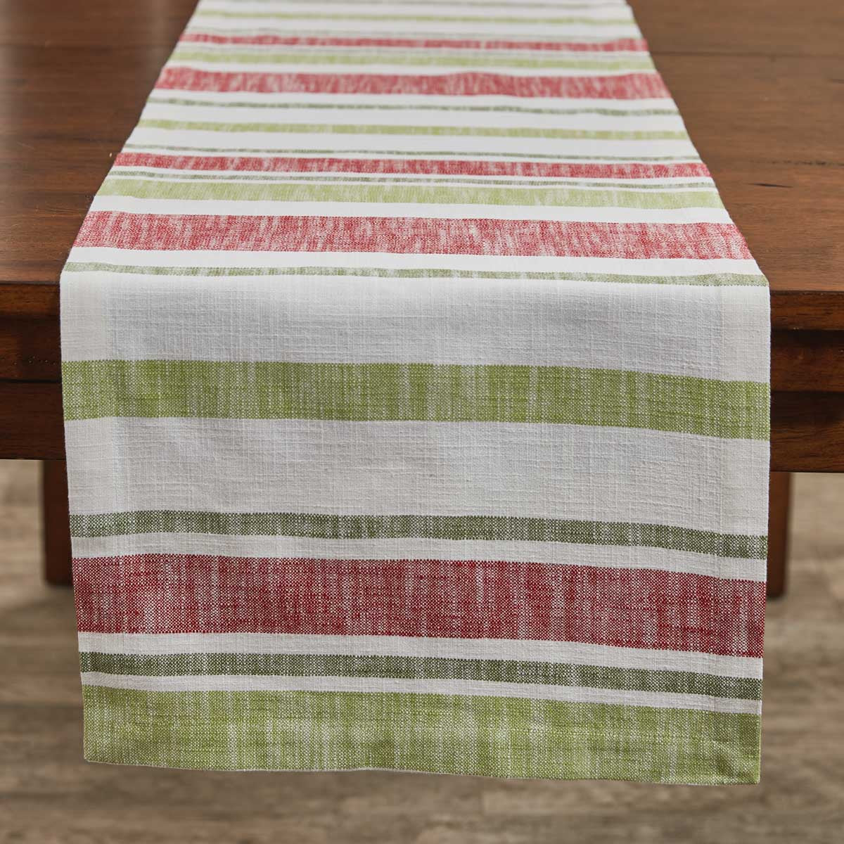 Winter Bliss Stripe Table Runner - 54"L Park Designs - The Fox Decor