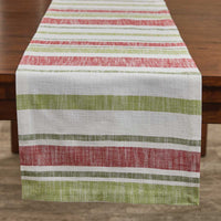 Winter Bliss Stripe Table Runner 72